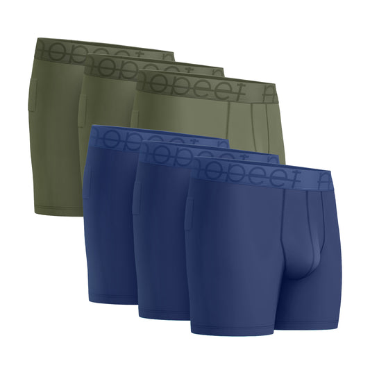 6-pack NOXERS (Navy Blue & Army Green)