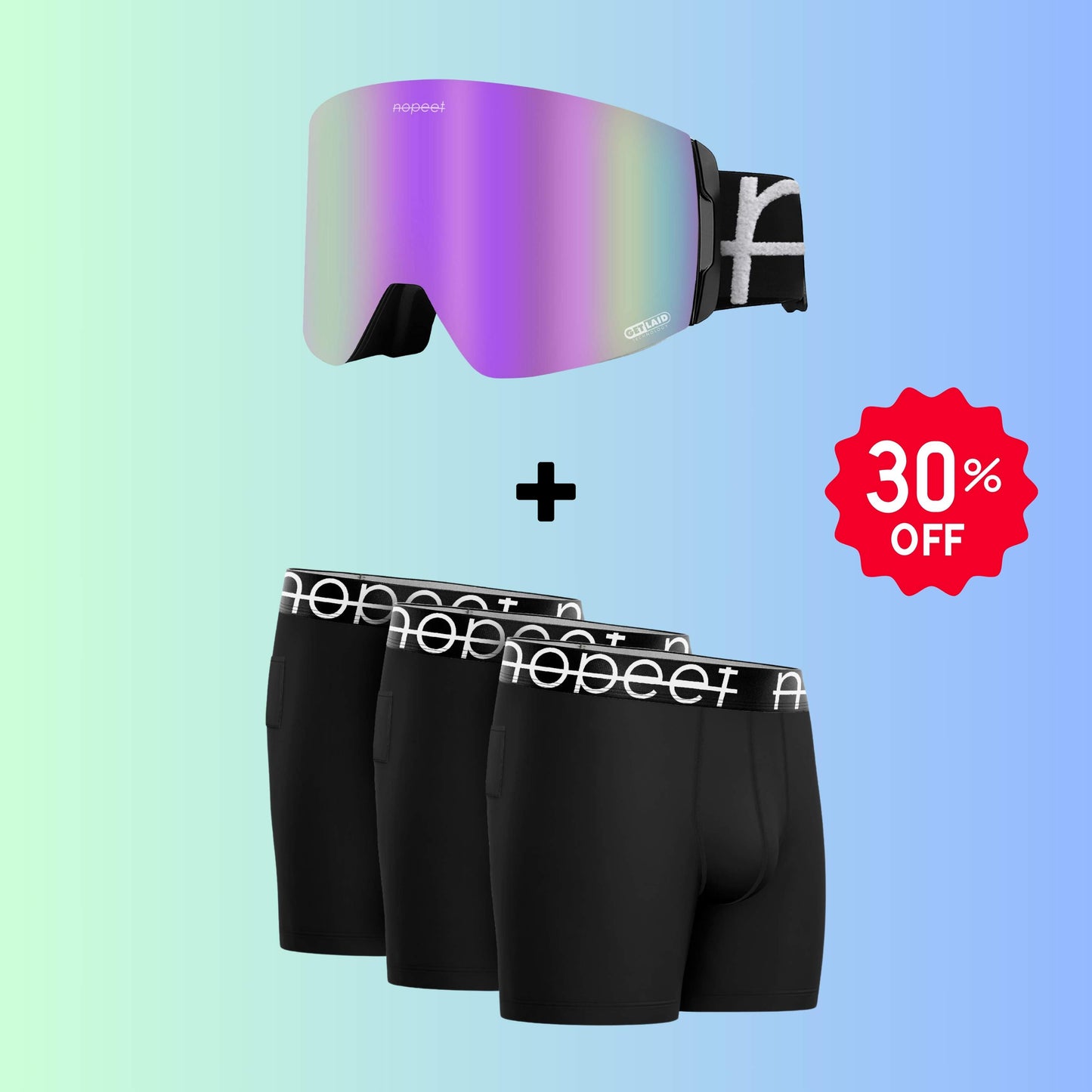Paketti: Noxers 3-pack & Da Laskev Nyittu Purple