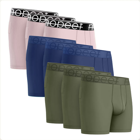 9-pack NOXERS (Army Green & Navy Blue & Pink)