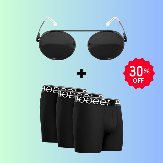 Paketti: Noxers 3-pack & Stalker Black in Black